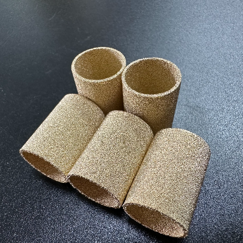 Metal bronze powder sintered filter cylinder tube for filtration Metal bronze powder sintered filter cylinder tube for filtration