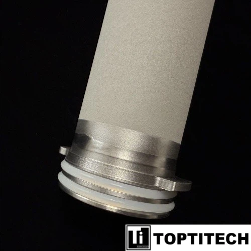 0.2um Porous Titanium Filter Cartridge With 226 Connector On Both Sides