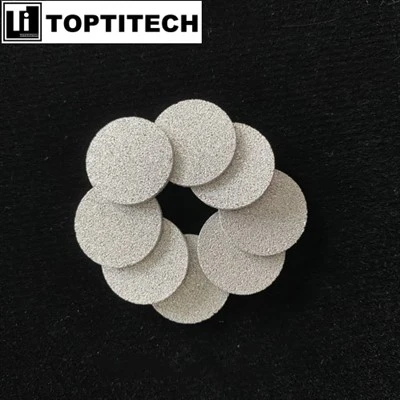 แผ่นกรอง Sintered SS316L สำหรับการป้องกันเซ็นเซอร์และอุปกรณ์