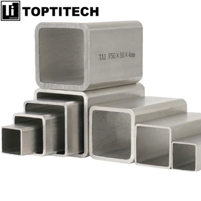 Titanium Square Hollow ส่วนสำหรับการบินและอวกาศและอุตสาหกรรม